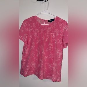 Pink/White floral blouse